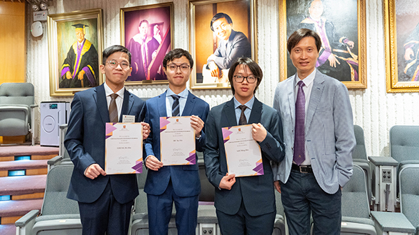 Three Science Students Awarded CUHK Vice-Chancellor’s Scholarships for Excellence